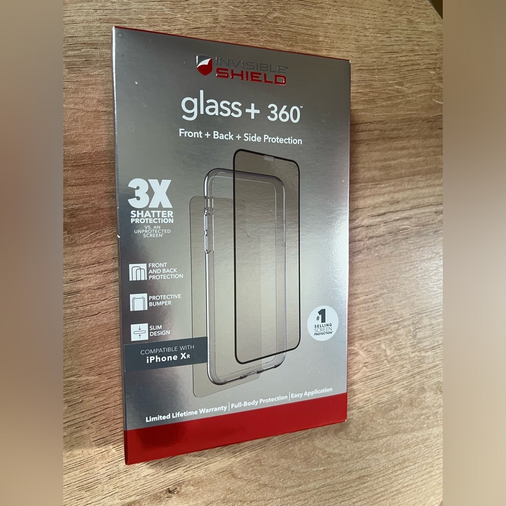 ZAGG Invisible Shield Glass+ 360 (unopened new in box)